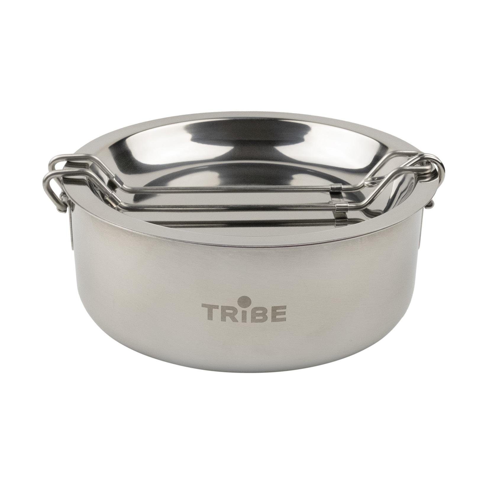 Набір посуду Tribe Tourist Set з нержавіючої сталі 1,2 л (T-FG-0008-metal) - фото 1