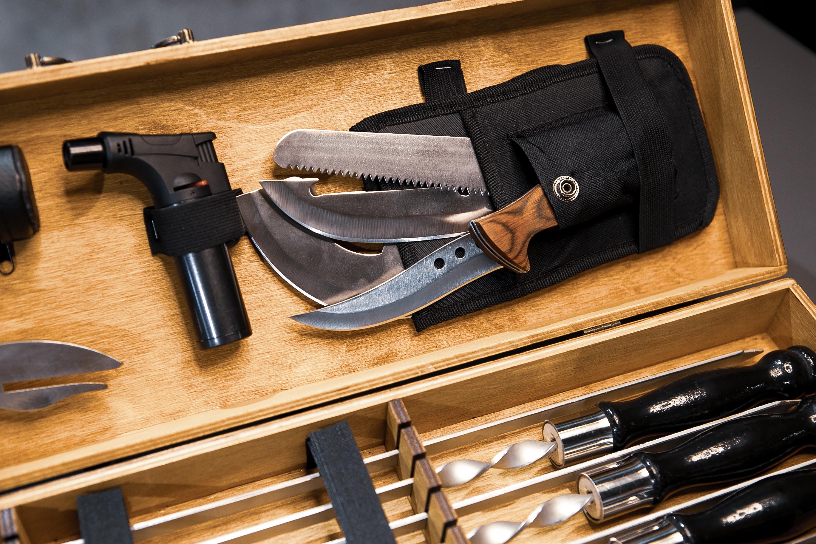 Шашлычный набор Grills L Светлое дерево - фото 10 Шашлычный набор Grills L Светлое дерево - фото 10