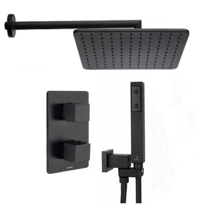 Душова система прихованого типу Bossini Cosmo H70598I00073 PLUS Чорний (147006)