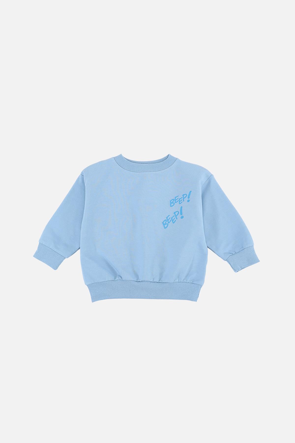 Свитшот детский Yuki для мальчика 86 см Голубой (ЦБ-00290409)