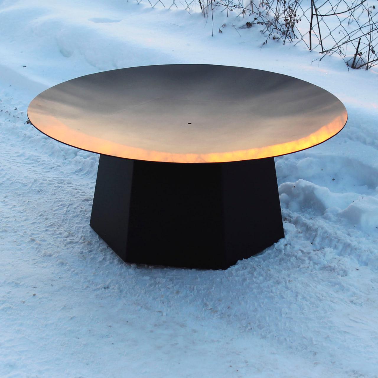 Чаша для вогню SHOP-PAN з підставкою фарбована 80 см (SP77658)