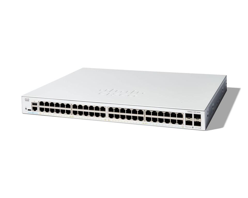 Комутатор керований Cisco Catalyst 1200 рівня 2 (C1200-48T-4G)