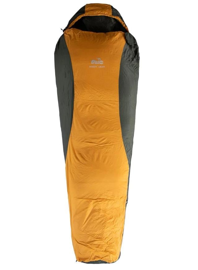 Спальный мешок Tramp Windy Light кокон правый 220х80-55 см Yellow/Grey (UTRS-055-R)