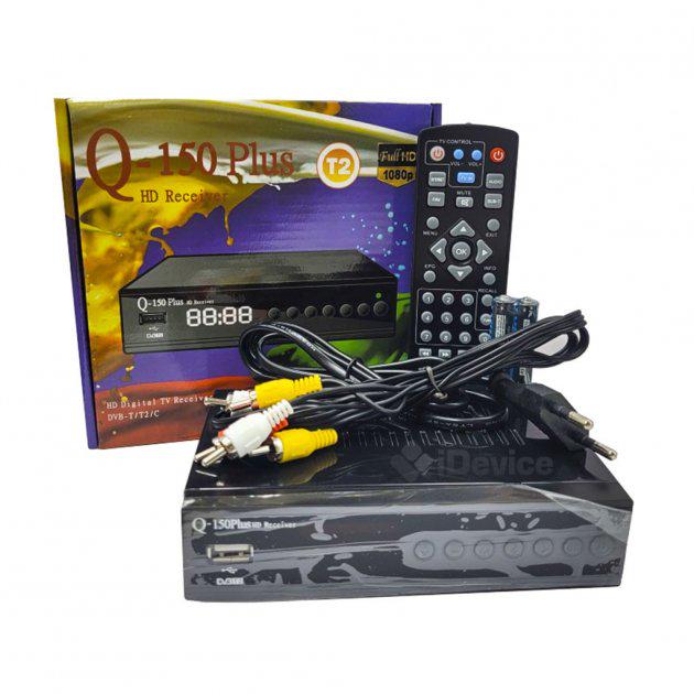 Тюнер T2 DVB-T2/C Q-Sat Q150 з підтримкою кабельного ТБ - фото 4