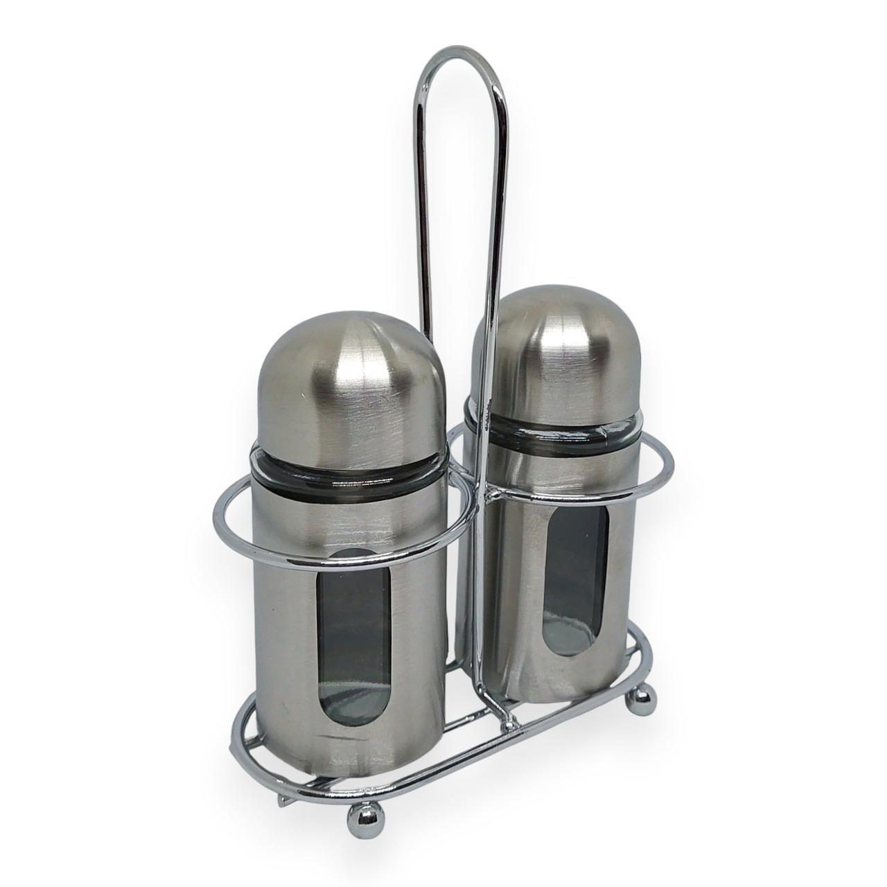 Набір для спецій A-Plus 1723 нержавіюча сталь на підставці (205234) - фото 2