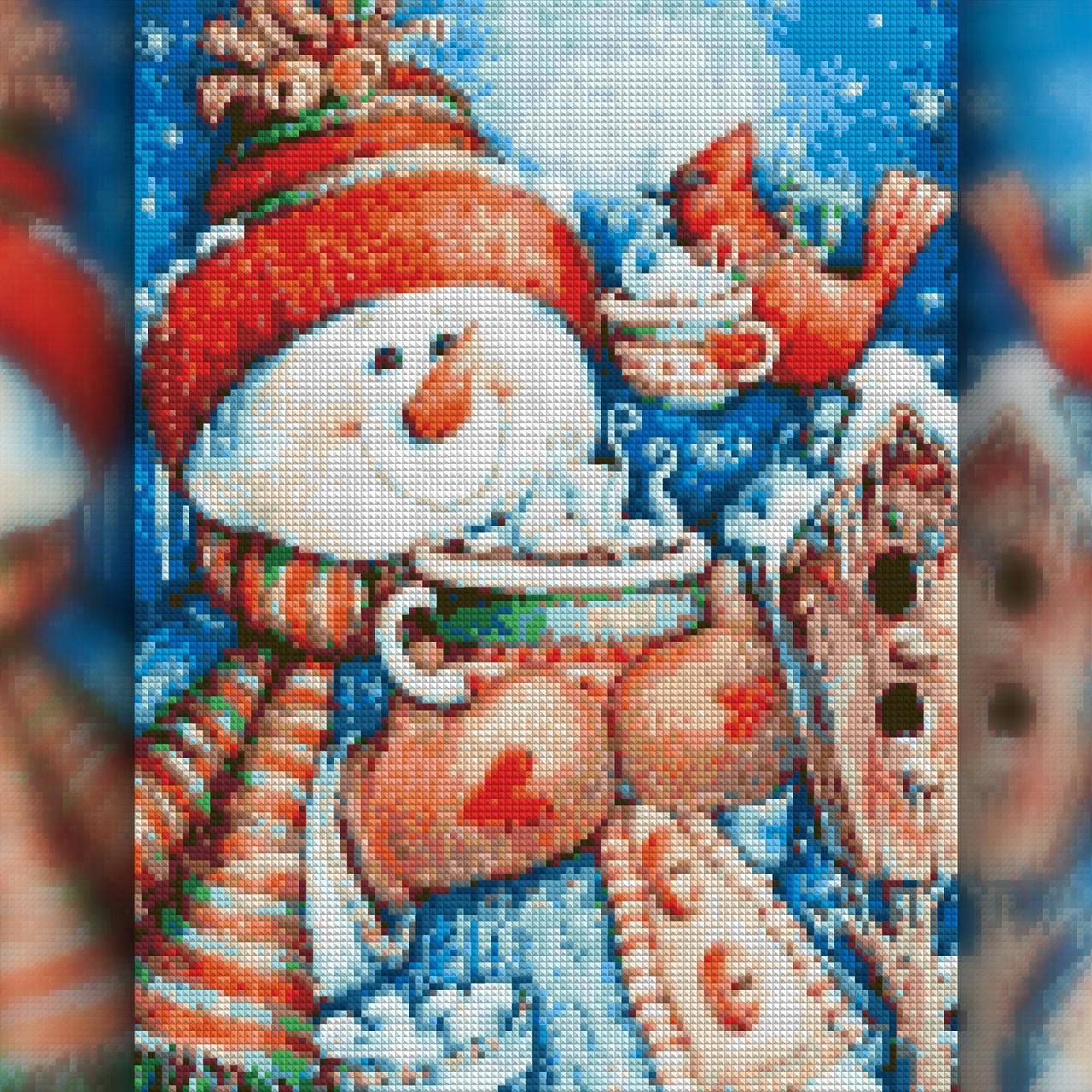 Алмазна мозаїка The Wortex Diamonds Зимовий затишок 50x60 см (TWD70017XL)