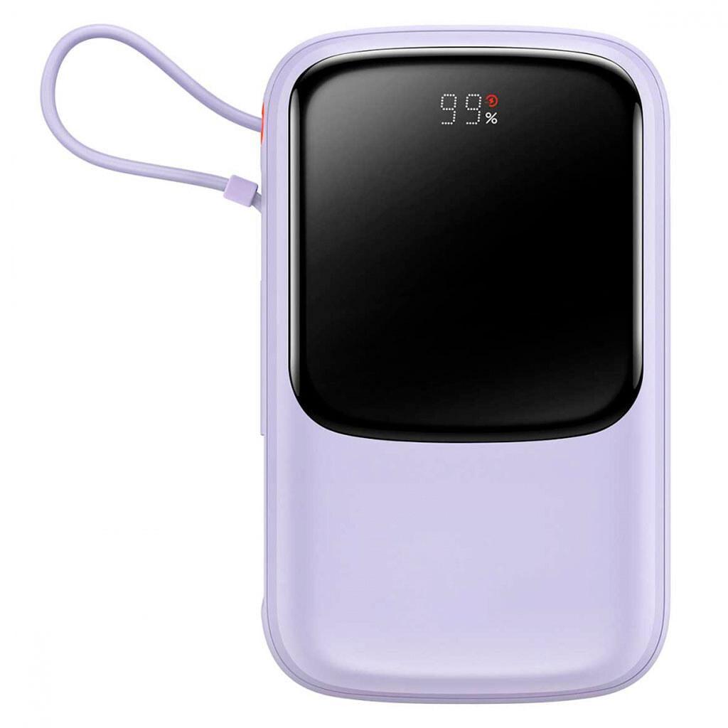 Повербанк BASEUS Qpow 10000 mAh 15 W Type-C PPQD050005 Фіолетовий (2003642233)