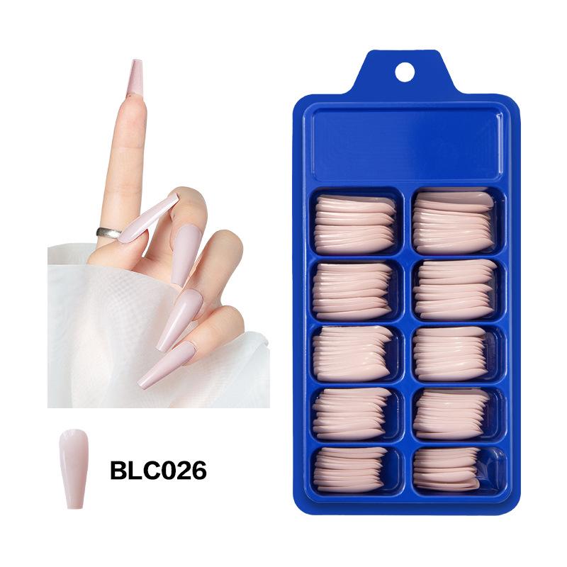 Накладные ногти Bananahall BLC026 Балерина 100 шт. Светло-бежевый (A9947) - фото 2 Накладные ногти Bananahall BLC026 Балерина 100 шт. Светло-бежевый (A9947) - фото 2