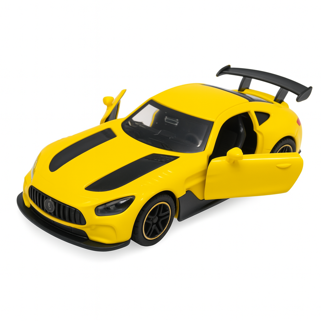 Игрушечная модель автомобиля металлическая 1:43 Желтый (27784521) - фото 2 Игрушечная модель автомобиля металлическая 1:43 Желтый (27784521) - фото 2