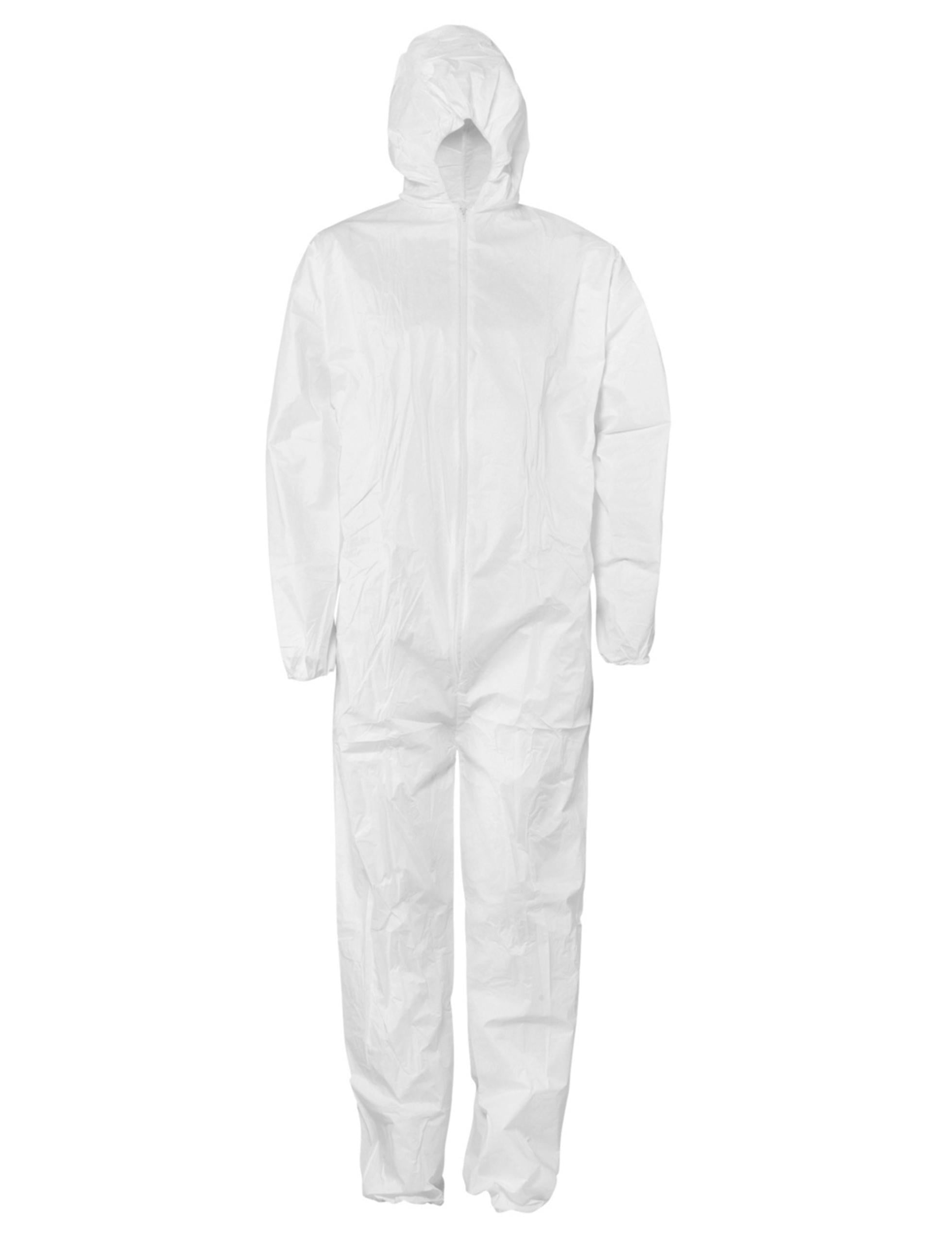 Комбинезон защитный одноразовый с капюшоном XL спанбонд 3 шт. Белый (2970926027)