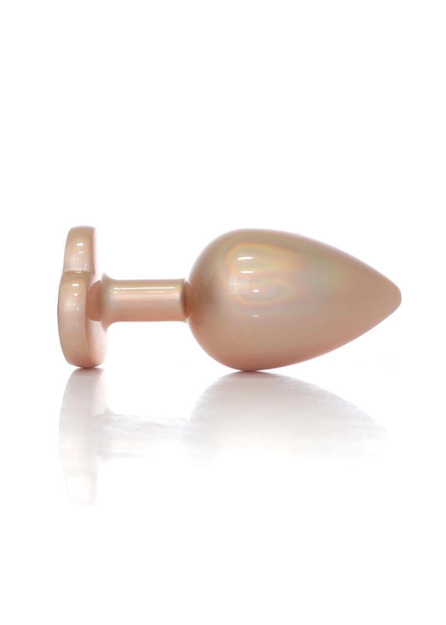 Анальная пробка Boss Series Jewellery L Pearl Gold Heart/Plug Clear (2703754285)
