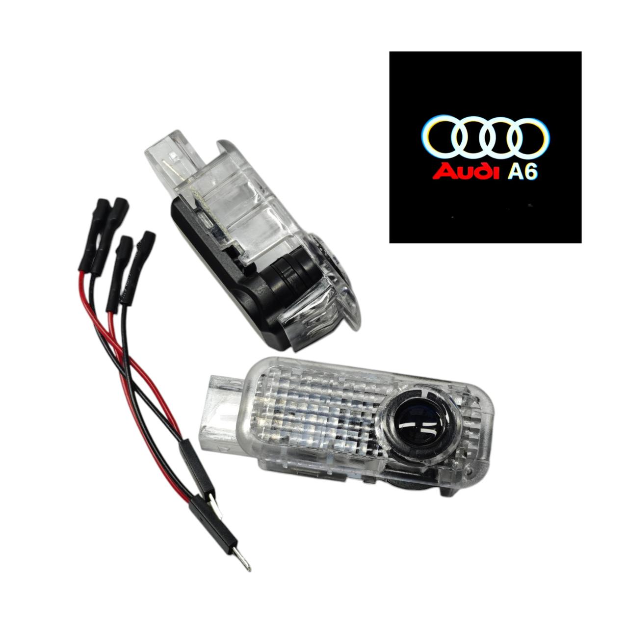 Підсвічування на двері автомобіля світлодіодне VIP штатне з логотипом Audi A6 (2299380575) - фото 2 Підсвічування на двері автомобіля світлодіодне VIP штатне з логотипом Audi A6 (2299380575) - фото 2