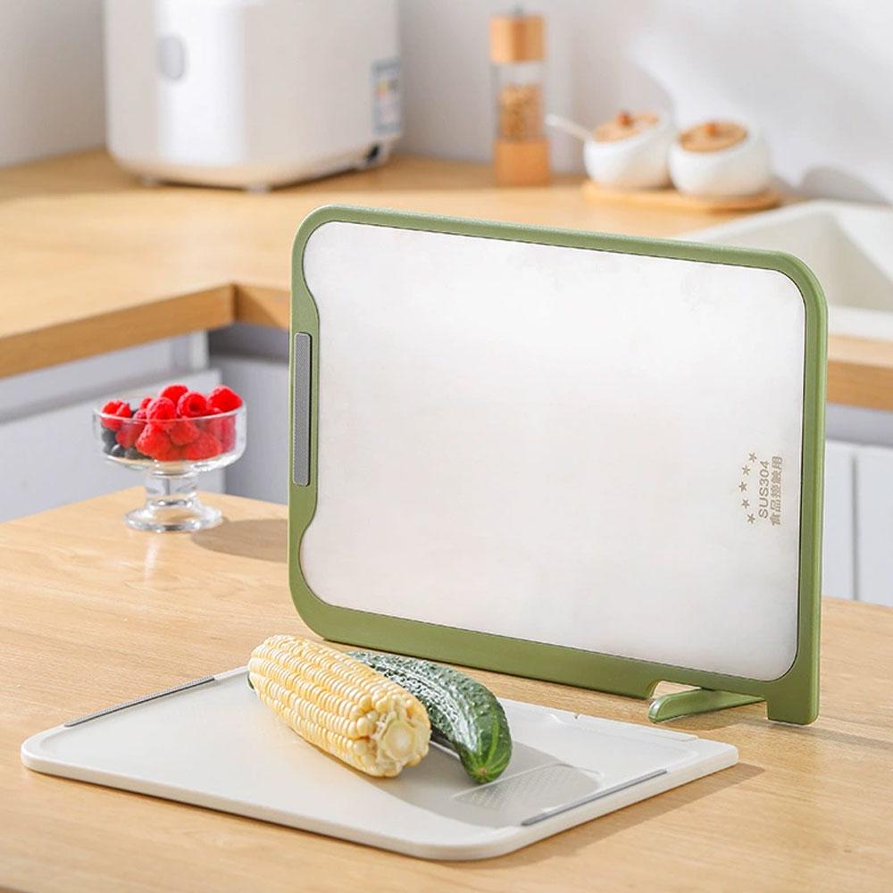 Доска кухонная для нарезки двусторонняя 26x37,5 см Зеленый (NR0246_4) - фото 4 Доска кухонная для нарезки двусторонняя 26x37,5 см Зеленый (NR0246_4) - фото 4