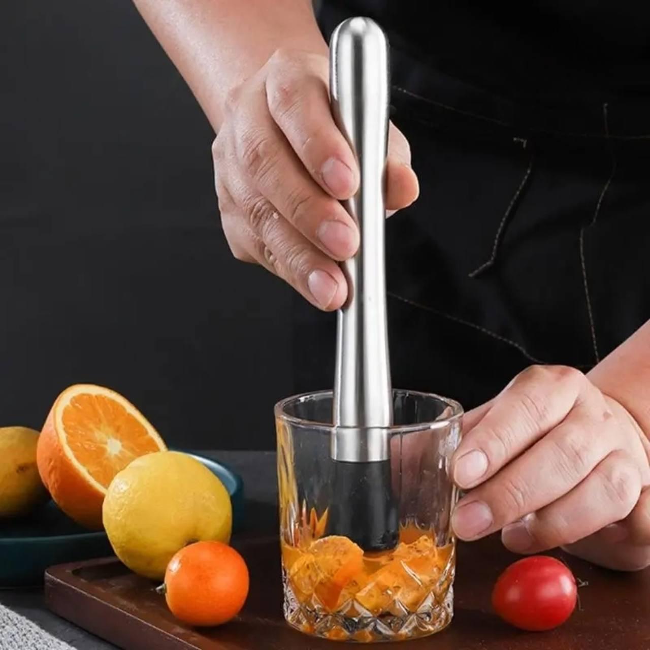 Мадлер толкушка для коктейлів мохіто бару з нержавіючої сталі (5c4e43d4) - фото 3 Мадлер толкушка для коктейлів мохіто бару з нержавіючої сталі (5c4e43d4) - фото 3