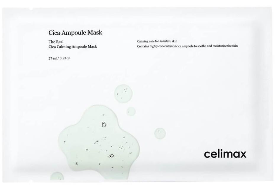 Маска успокаивающая Celimax Real Cica Calming Ampoule Mask с центеллой 27 мл (2464531432)