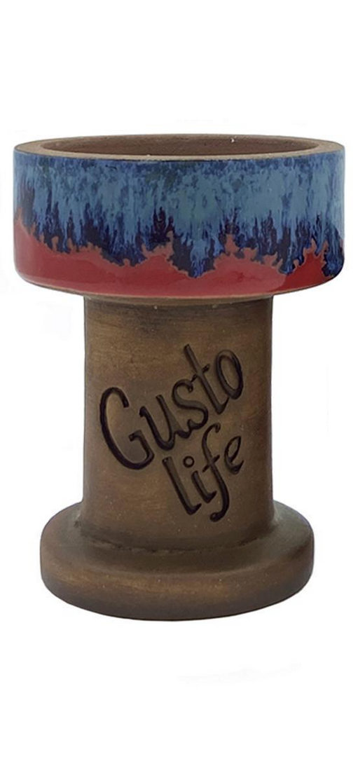 Чаша для кальяна Gusto Bowls Rook Red/Blue (19072023-18) Чаша для кальяна Gusto Bowls Rook Red/Blue (19072023-18)