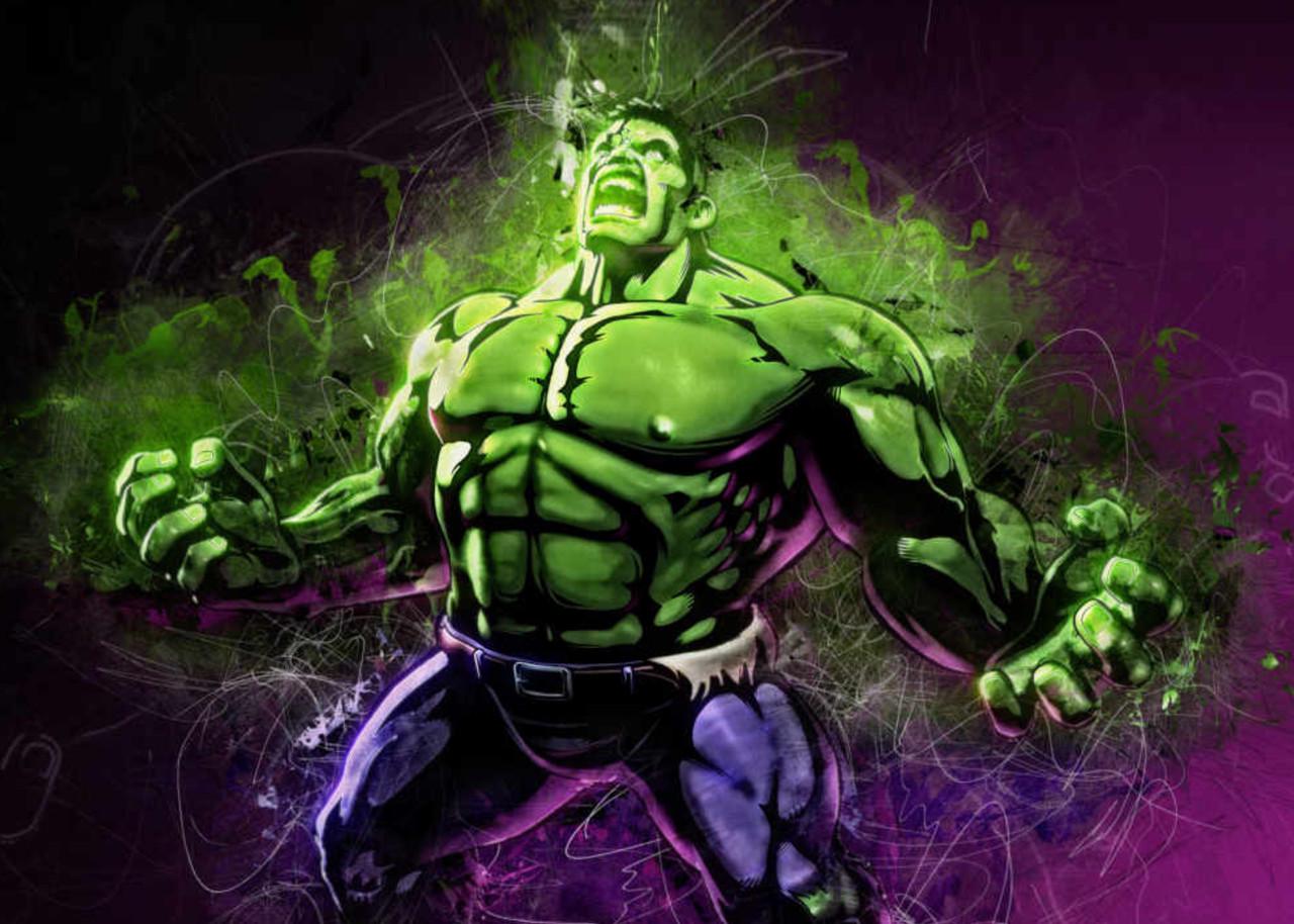 Картина GeekLand Hulk Халк старая рисовка