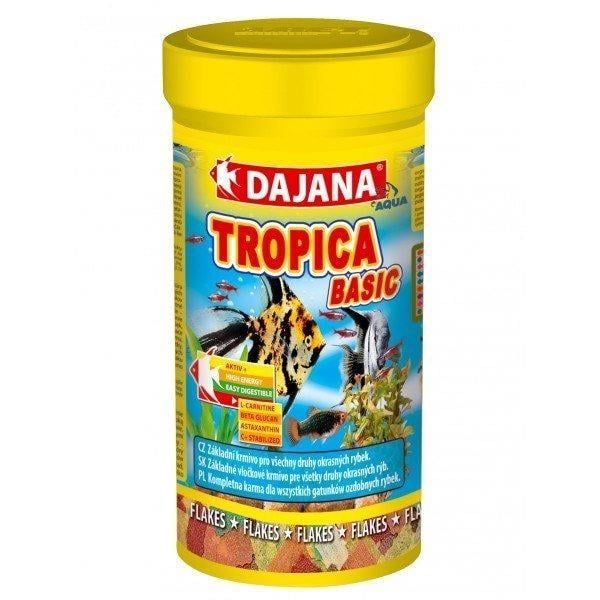 Корм для аквариумных рыб Dajana TROPICA BASIC в хлопьях 100 г (1221918261)