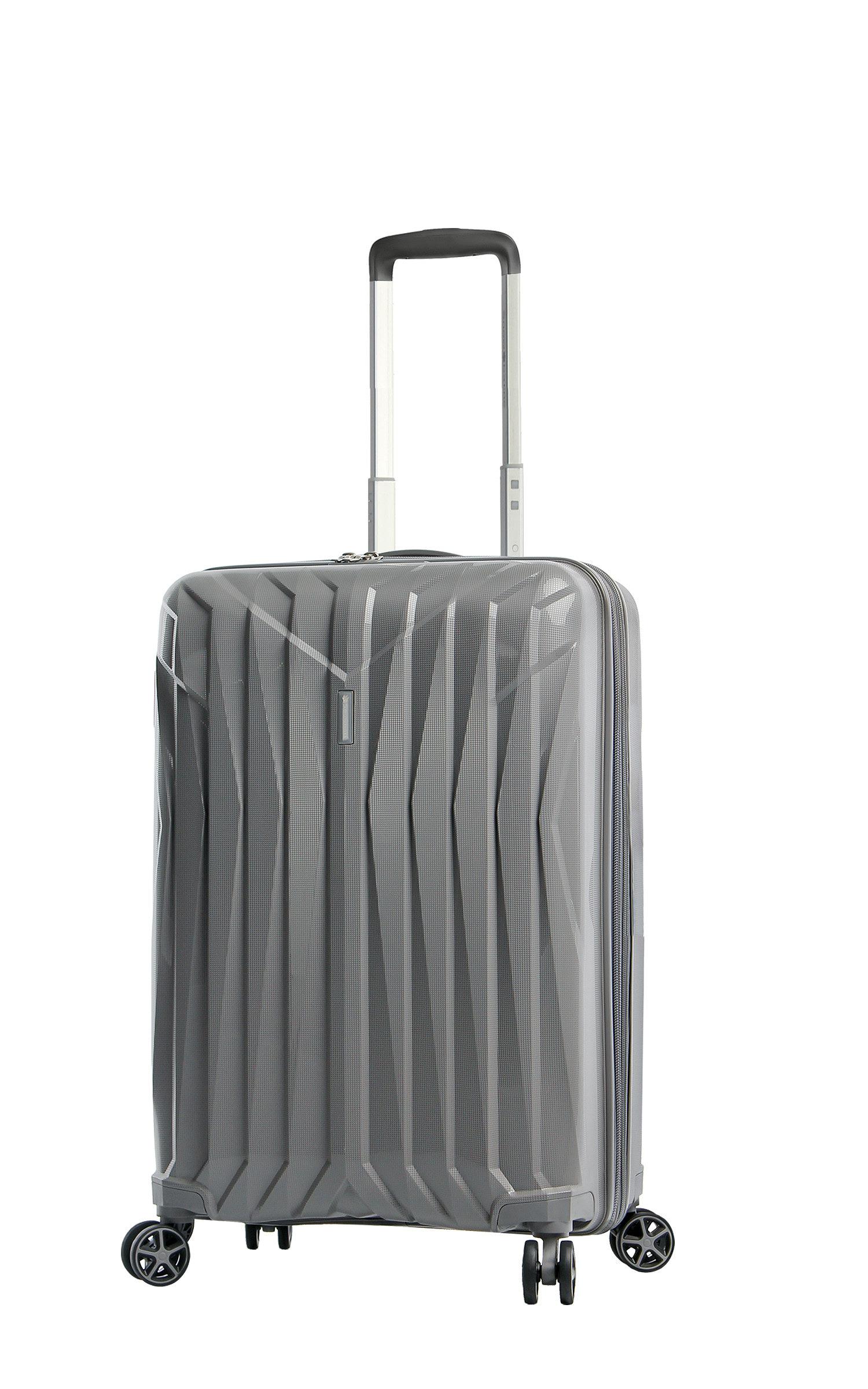 Чемодан Snowball 04203 полипропилен S 54х37х20 см 35 л Серый