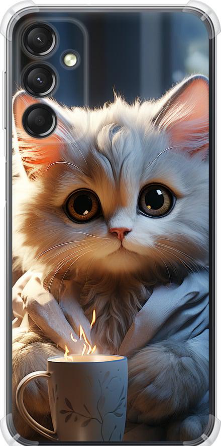 Чехол на Samsung Galaxy A24 A245F White cat (5646sp-3020-42517)