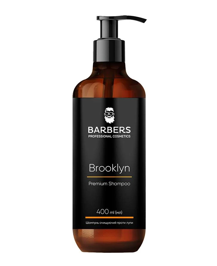 Шампунь для мужчин BARBERS Brooklyn против перхоти с ментолом, пантенолом и протеинами пшеницы 400 мл (53662) Шампунь для мужчин BARBERS Brooklyn против перхоти с ментолом, пантенолом и протеинами пшеницы 400 мл (53662)