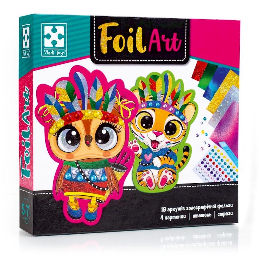 Набір для творчості Vladi Toys Foil Art шалені індіанці 22х5х21 см Лавандовий (RN-250-N-1165) Набір для творчості Vladi Toys Foil Art шалені індіанці 22х5х21 см Лавандовий (RN-250-N-1165)