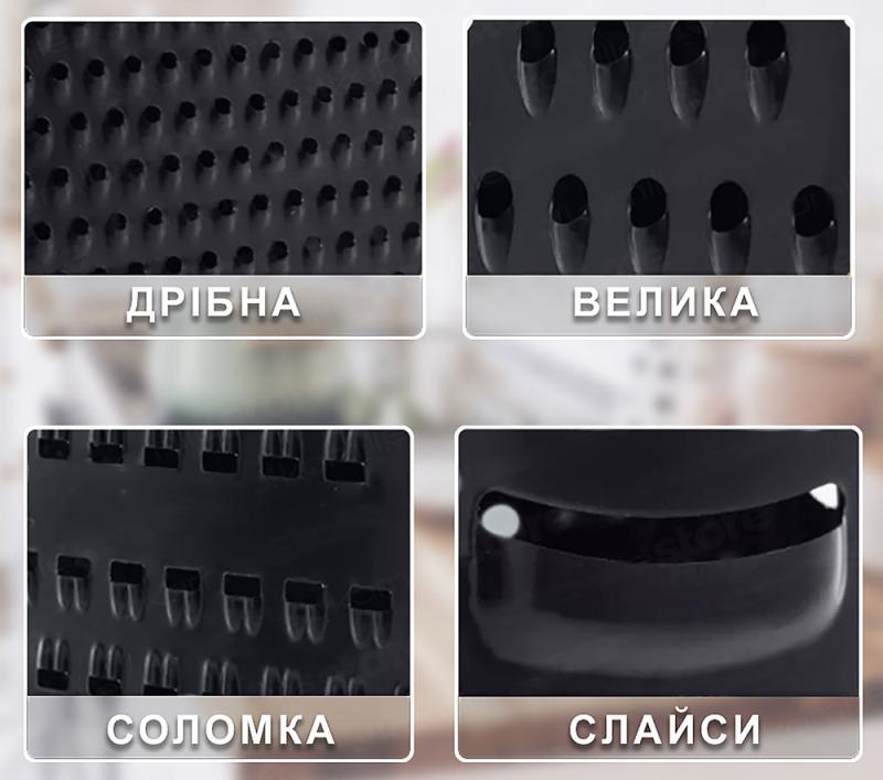 Терка Ofenbach Grater 4-гранная из нержавеющей стали 10,5х8х24 см (NB-100103) - фото 2 Терка Ofenbach Grater 4-гранная из нержавеющей стали 10,5х8х24 см (NB-100103) - фото 2