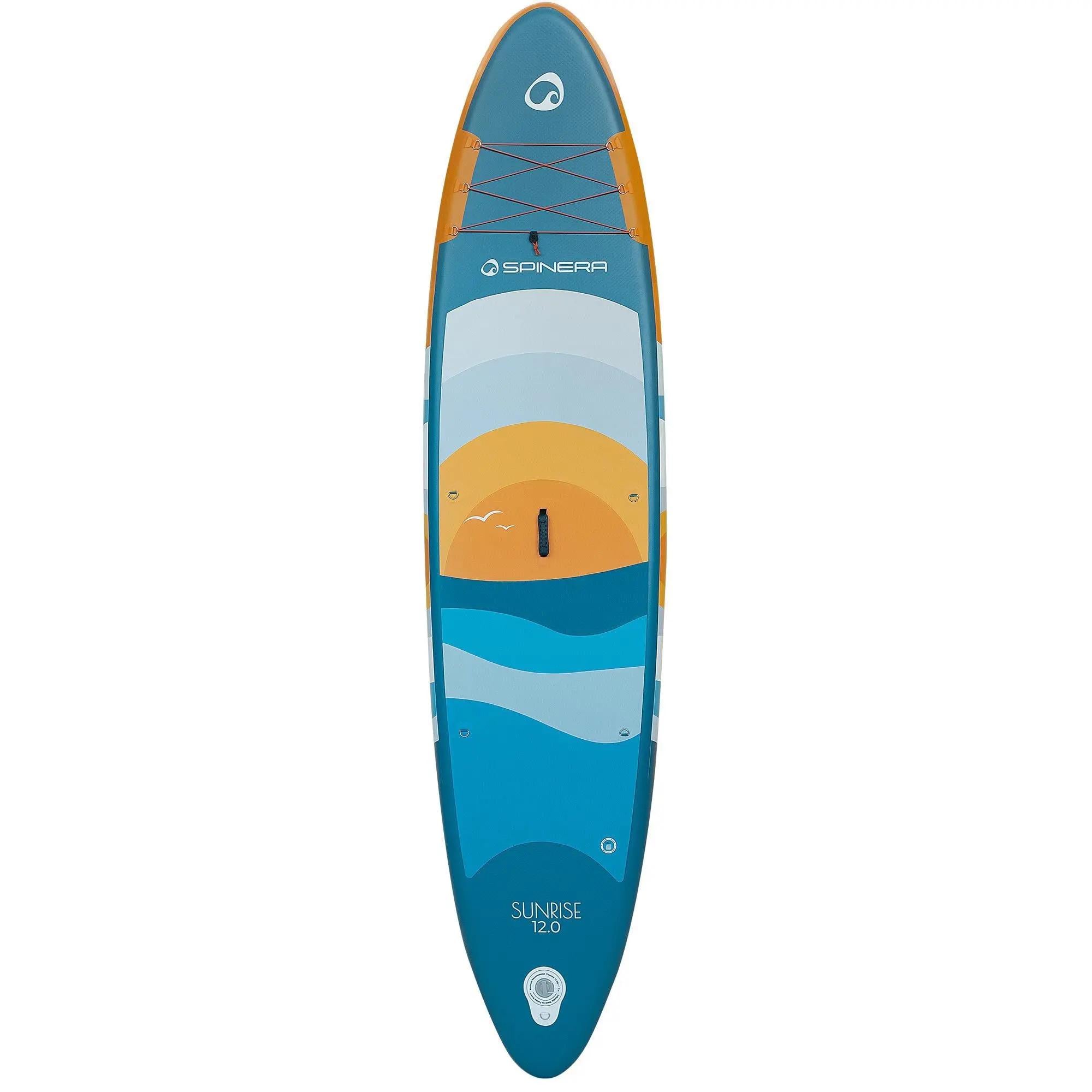 SUP-доска САП SPINERA Supventure Sunrise 12'0" 366 см с веслом/сумкой/насосом/лиш универсальная надувная 2 слоя Stand Up Paddle надувной каяк байдарка