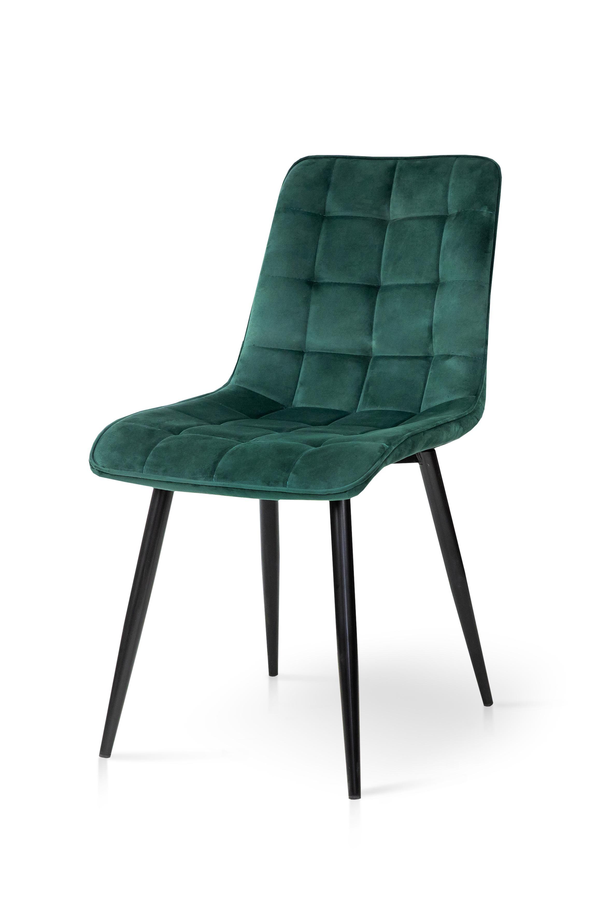 Стілець для кухні та вітальні ГРЕЙС Віллі 480х890х560 мм Чорний/Зелений (GAА0057595) - фото 2 Стілець для кухні та вітальні ГРЕЙС Віллі 480х890х560 мм Чорний/Зелений (GAА0057595) - фото 2