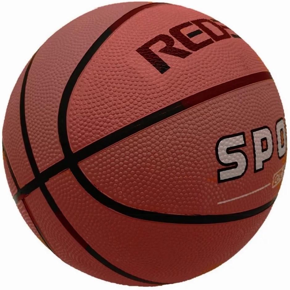 Баскетбольний м'яч Redbat Sport р. 7 Коричневий (28443652) - фото 3