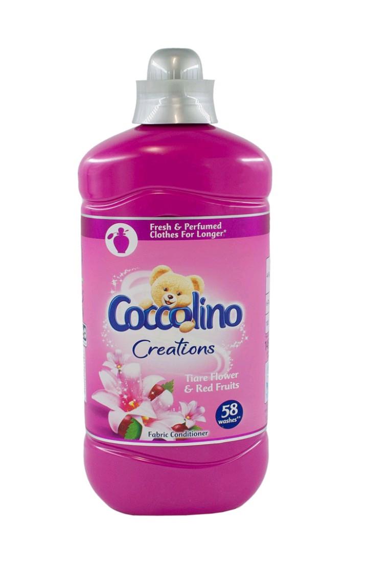 Ополаскиватель для тканей Coccolino Creations Tiare Flower&Red Fruits парфюмированный 1,45 л