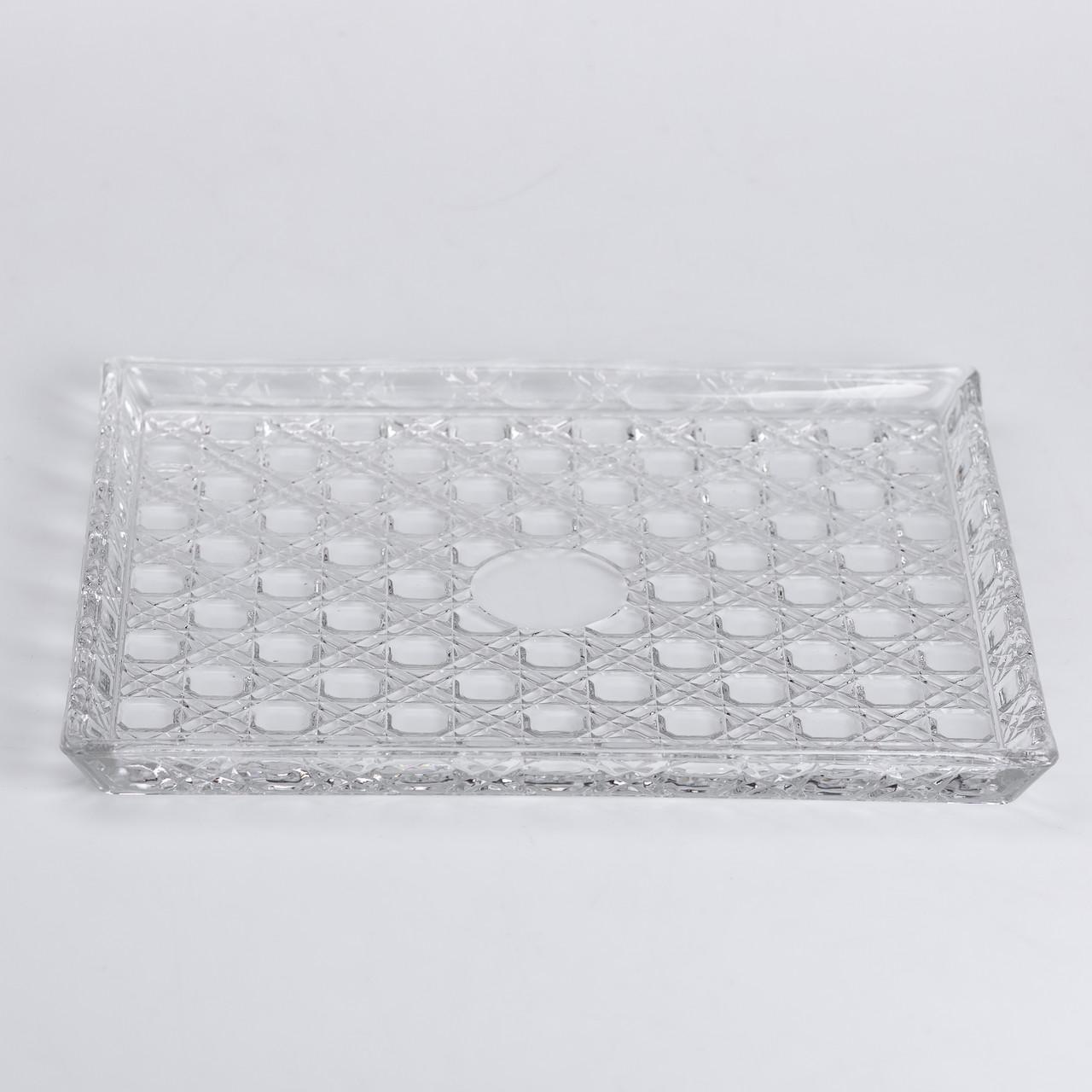 Блюдо для закусок Lirmartur скляна 24,5х20,5х2 см - фото 3 Блюдо для закусок Lirmartur скляна 24,5х20,5х2 см - фото 3