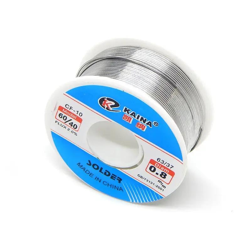 Припій KAINA CF-10 60/40 0,8 мм з флюсом 2% 60% SN 40% PB 100 г  (ART-14231)