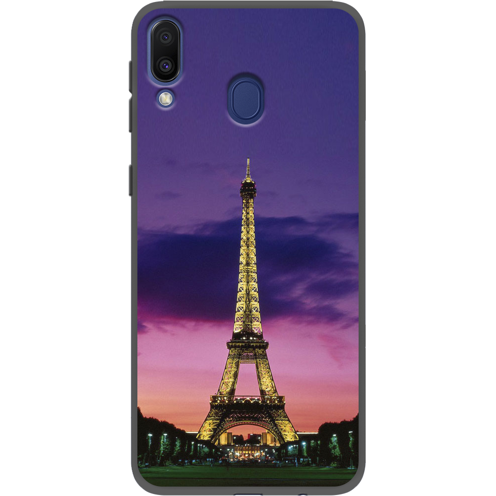 Чехол Boxface Samsung M205 Galaxy M20 Полночь в Париже Черный силикон (36205-up964-36624)