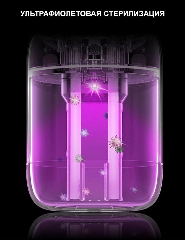 Увлажнитель воздуха ультразвуковой Alto-101 с ультрафиолетовой бактерицидной лампой Белый (M09) - фото 11 Увлажнитель воздуха ультразвуковой Alto-101 с ультрафиолетовой бактерицидной лампой Белый (M09) - фото 11