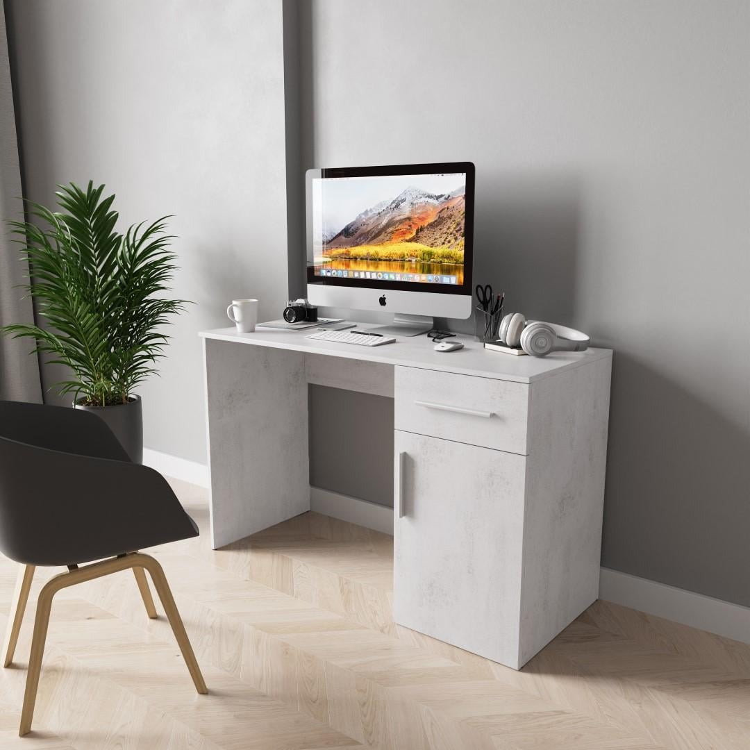 Стол письменный Moreli S-3 1200x760x500 мм Бетон тефра (36292864)