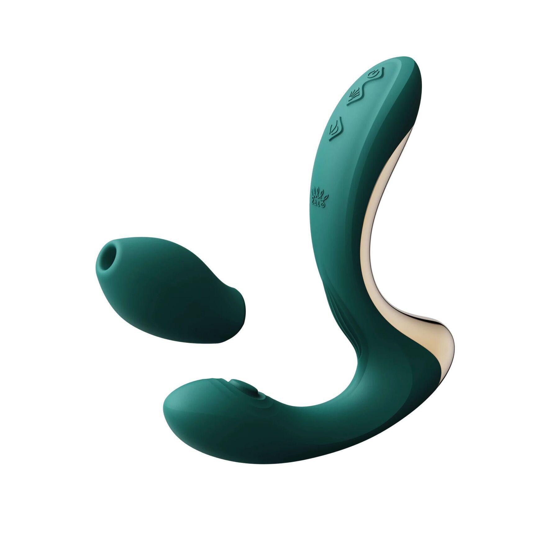 Вибратор-пульсатор с вакуумной насадкой Zalo Talis G-Spot PulseWave Vibrator Turquoise Green (SX0711) Вибратор-пульсатор с вакуумной насадкой Zalo Talis G-Spot PulseWave Vibrator Turquoise Green (SX0711)