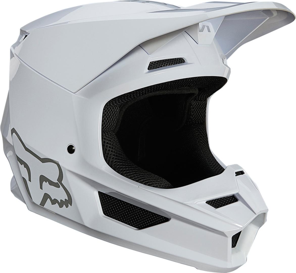 Мотошолом Fox V1 MIPS PLAIC HELMET L White (15842)