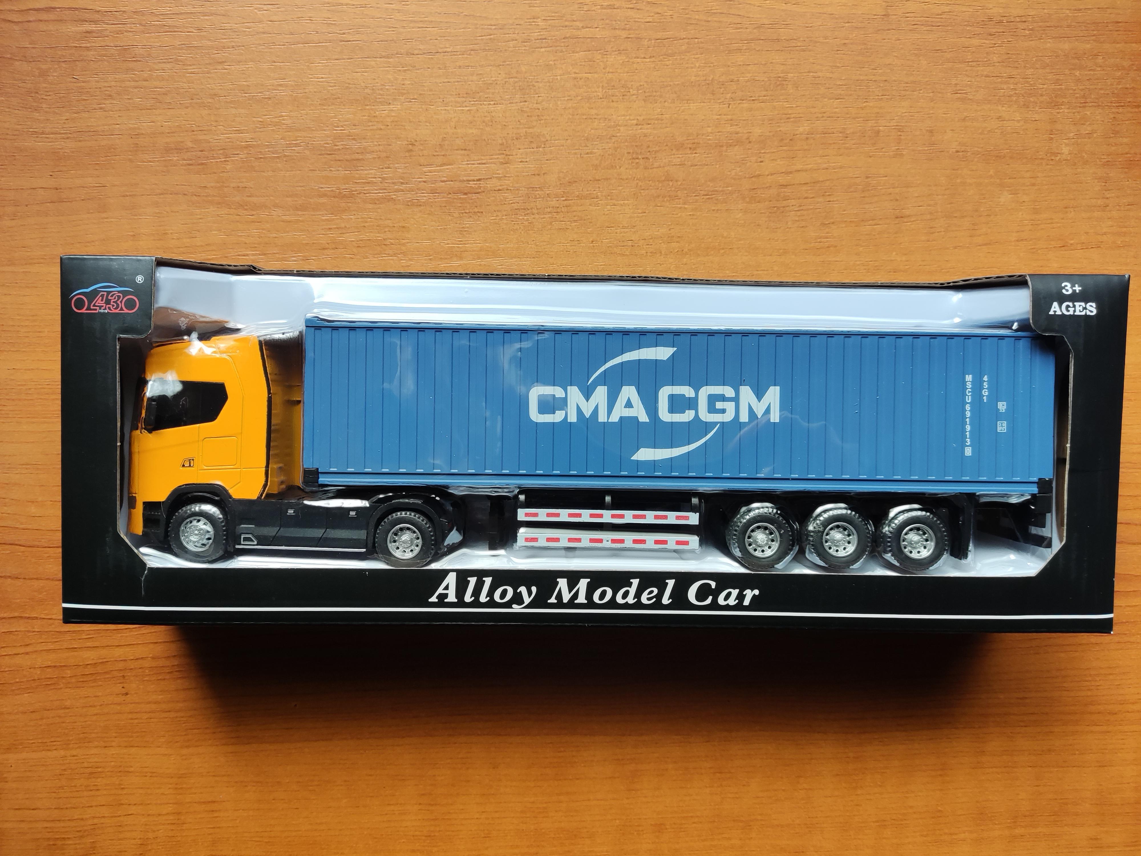 Машинка металлическая контейнеровоз SCANIA (29747375) - фото 23 Машинка металлическая контейнеровоз SCANIA (29747375) - фото 23