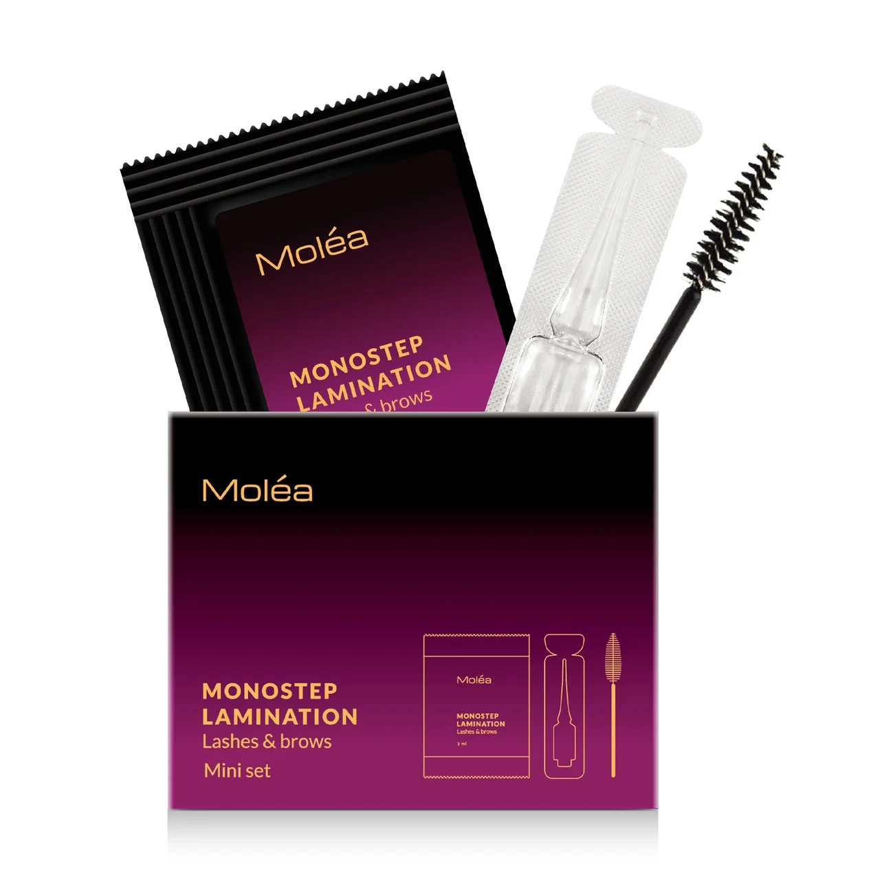 Набор мини MonoStep Molea для ламинирования ресниц и бровей (011058)