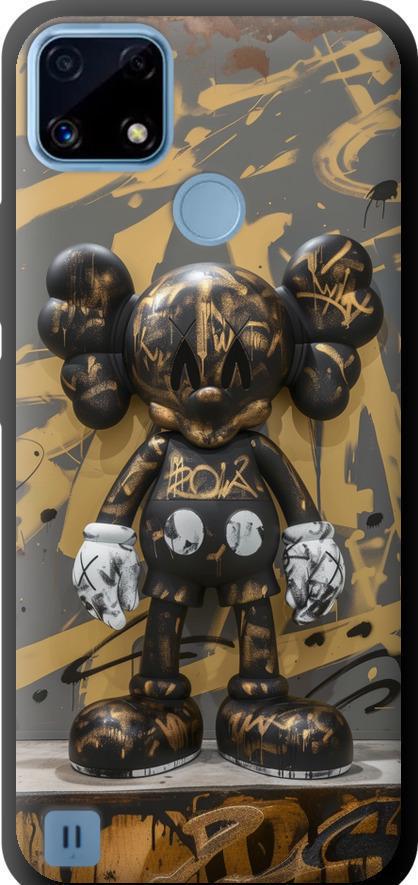 Чехол на Realme C21 Bronze kaws (6097b-2321-42517)
