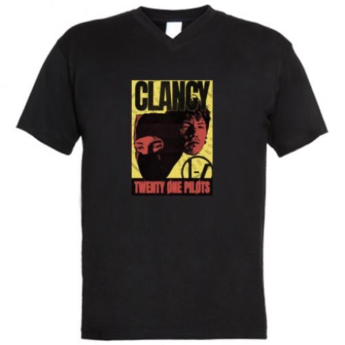 Футболка мужская с V-образным вырезом Twenty One Pilots Music 2XL Черный (17852642-2-203984-XXL)