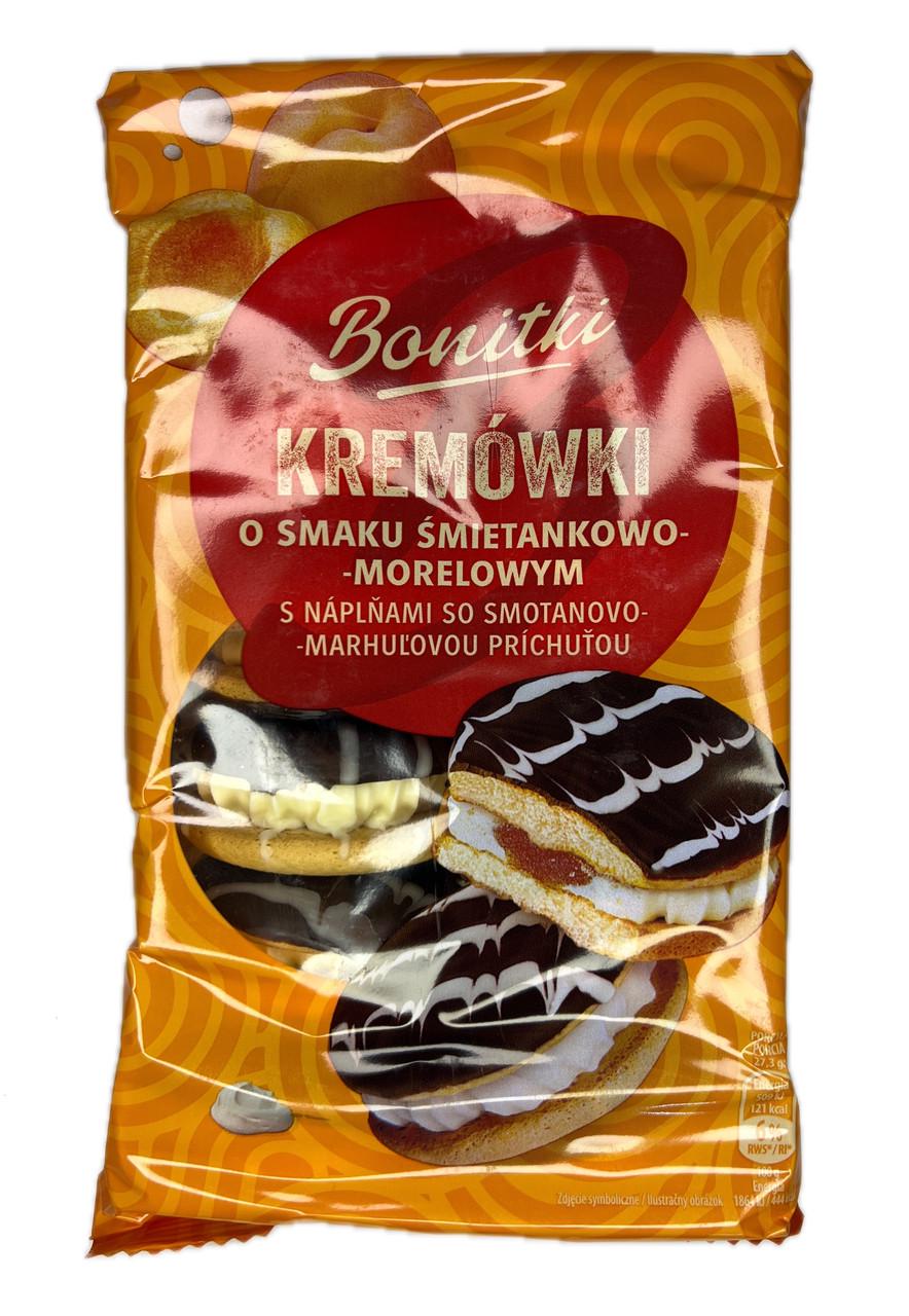 Печенье Bonitki Kremovki со сливочным кремом и абрикосом 330 г