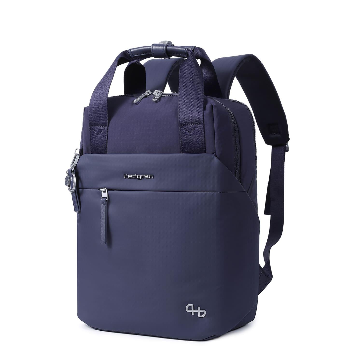 Рюкзак міський та дощовик Hedgren FURO HFURO02/870 15" 37х12х28 см 13,5 л Синій бушлат (9617)