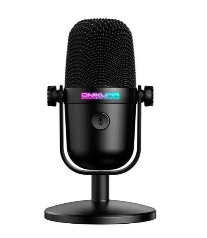 Микрофон профессиональный игровой ONIKUMA M830 с RGB подсветкой Микрофон профессиональный игровой ONIKUMA M830 с RGB подсветкой
