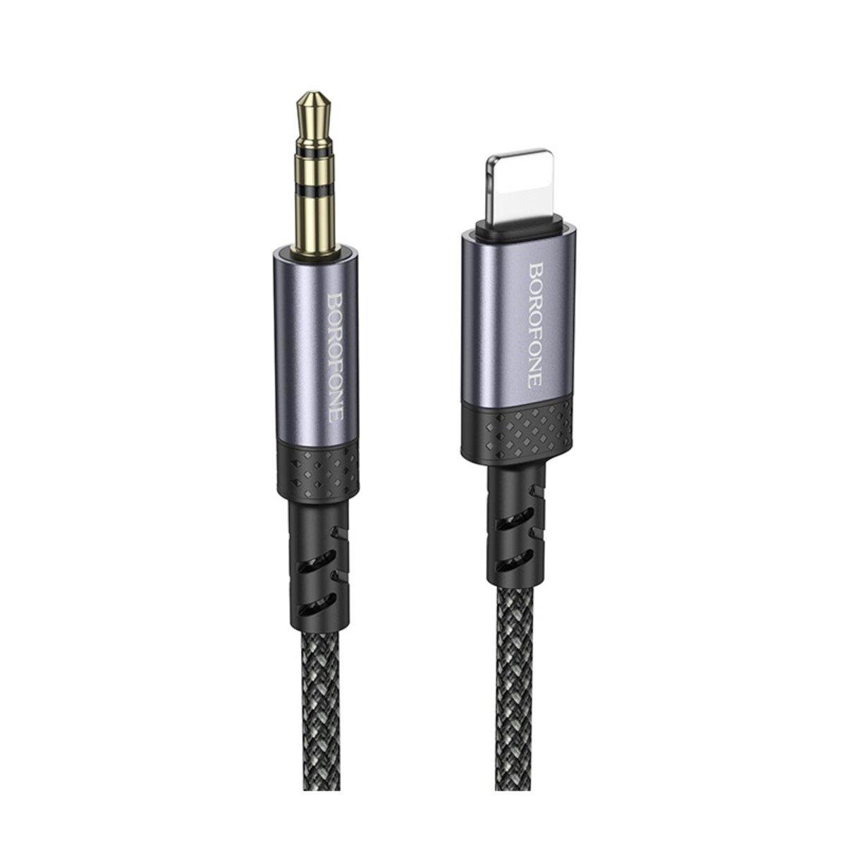 Кабель для передачи аудио Borofone BL24 Graceful digital audio conversion cable iP 1 м Metal Grey (26075475) Кабель для передачи аудио Borofone BL24 Graceful digital audio conversion cable iP 1 м Metal Grey (26075475)