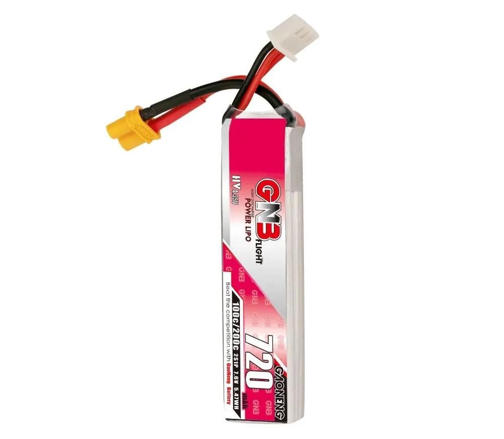 Батарея GNB 2S 720 mAh 7,6V 100C/200C XT30