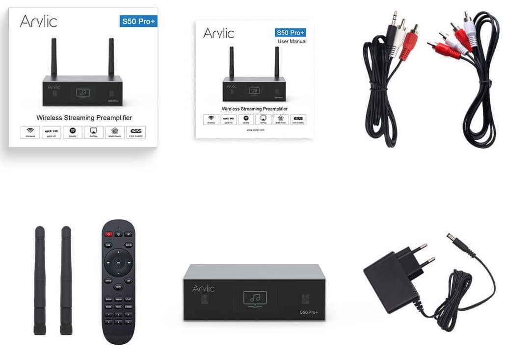Підсилювач попередній Arylic S50 Pro+ Wireless Stereo Preamp (476314) - фото 3 Підсилювач попередній Arylic S50 Pro+ Wireless Stereo Preamp (476314) - фото 3
