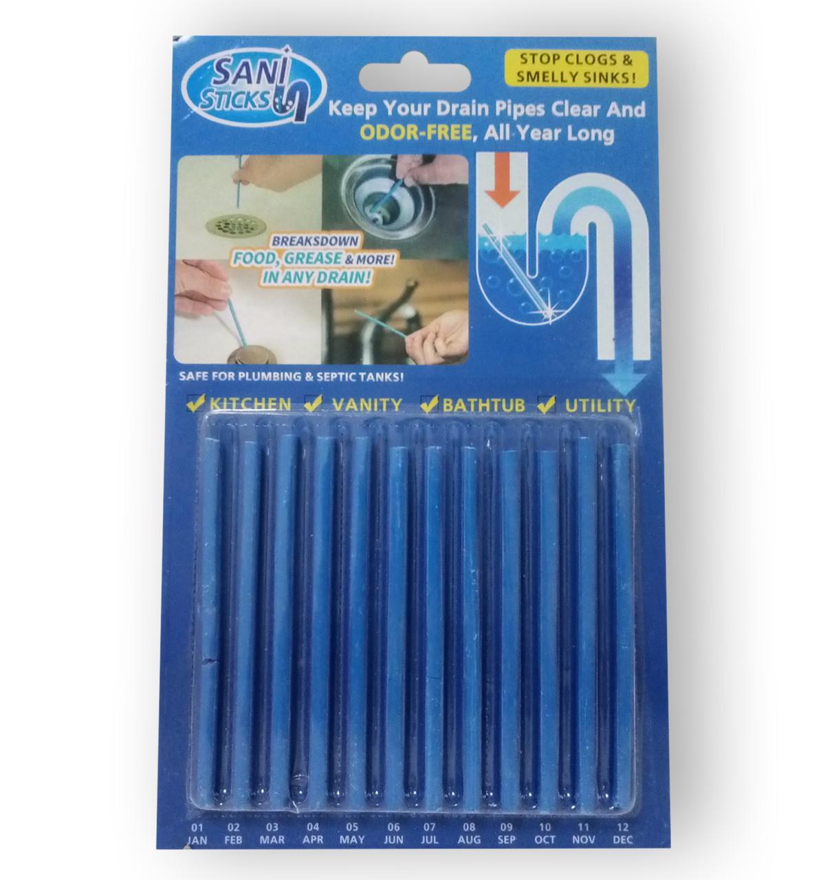 Палочки от засора слива раковины Sani Sticks S-100 - фото 1