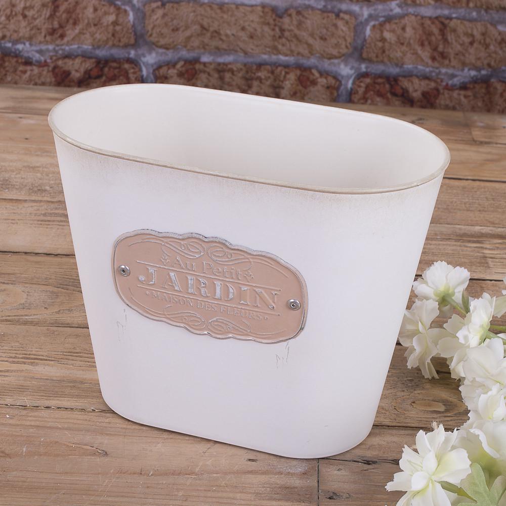 Кашпо для цветов пластиковое большое (2785)